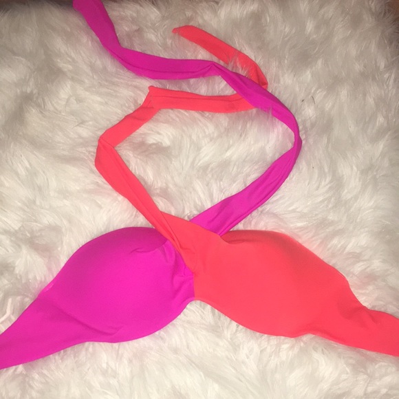 PINK SWIM TOP - Picture 2 of 5